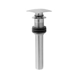 Jaclo - Finger Touch Square Lavatory Drain - White