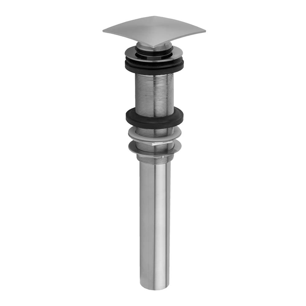 Jaclo - Finger Touch Square Lavatory Drain - White