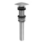 Jaclo - Finger Touch Square Lavatory Drain - White