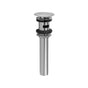 Jaclo - Stationary Round Lavatory Drain with Overflow - White