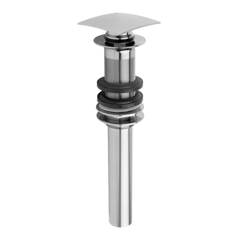 Jaclo - Finger Touch Square Lavatory Drain - White