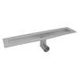 Jaclo - 36'' zeroEDGE Side Outlet  Channel Drain Body - Brushed Stainless