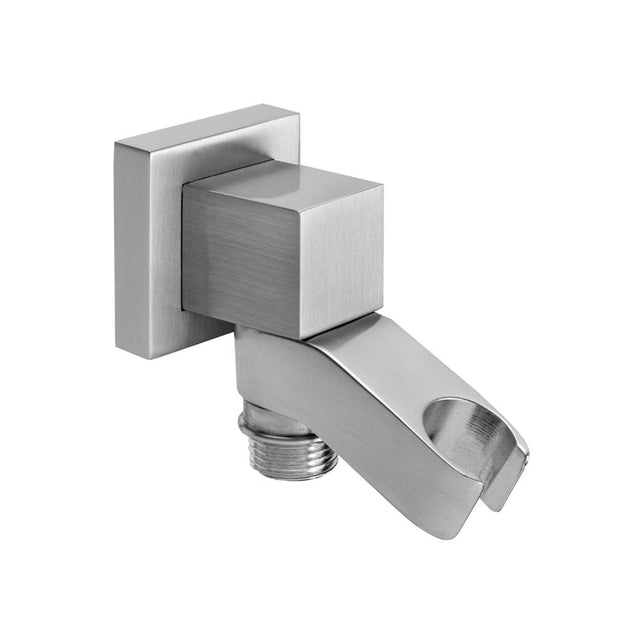 Jaclo - CUBIX Water Supply Elbow with Handshower Holder - White