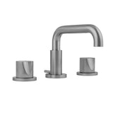Jaclo - Downtown  Contempo Faucet with Round Escutcheons & Thumb Handles -1.2 GPM - White