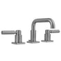 Jaclo - Downtown  Contempo Faucet with Square Escutcheons & High Lever Handles- 0.5 GPM - White