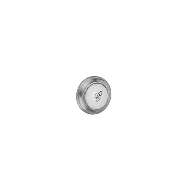 Jaclo - Cold Porcelain Button for 9830-x and 692- Handles - White