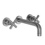 Jaclo - Contempo Wall Faucet TRIM with Cross Handles - White