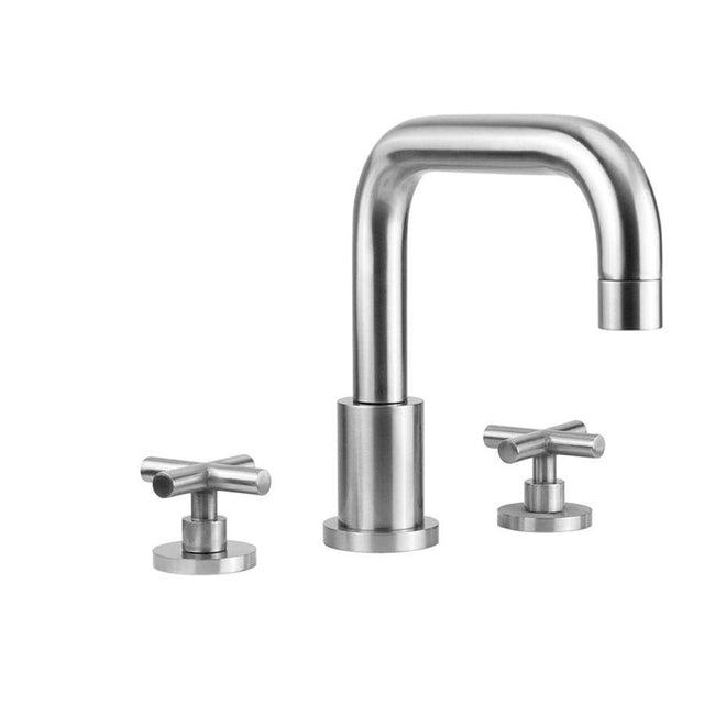 Jaclo - Contempo Downtown Roman Tub Set with Hub Base Cross Handles - White