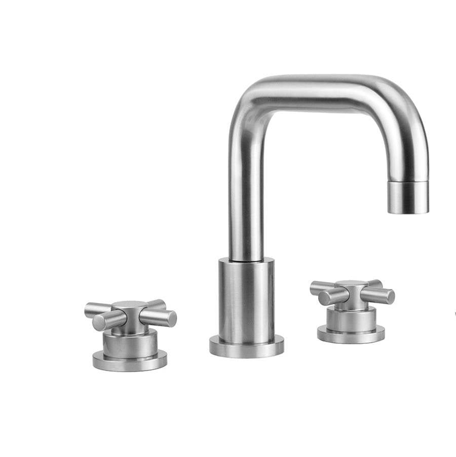 Jaclo - Contempo Downtown Roman Tub Set with Low Contempo Cross Handles - White