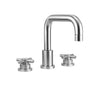 Jaclo - Contempo Downtown Roman Tub Set with Low Contempo Cross Handles - White