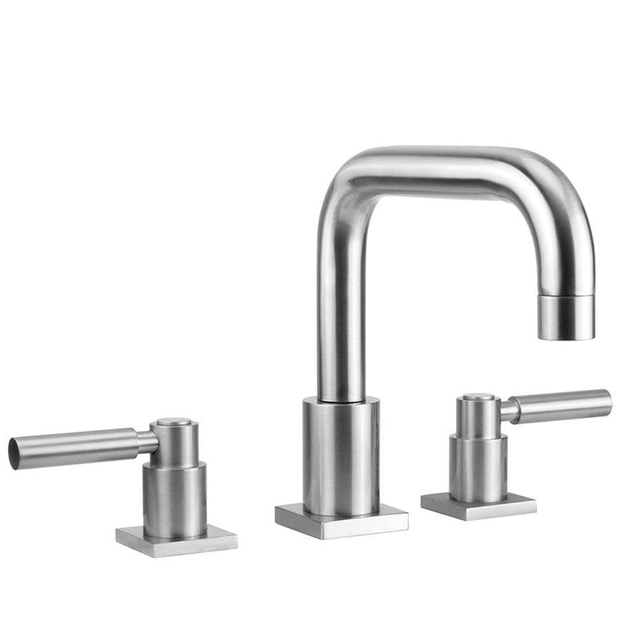 Jaclo - Contempo Downtown Roman Tub Set with High Lever Handles and Square Escutcheons - White