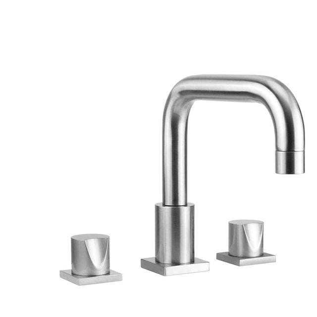 Jaclo - Contempo Downtown Roman Tub Set with Thumb Handles and Square Escutcheons - White