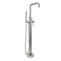 Jaclo - Downtown Contempo Freestanding Tub Filler with Handshower & Handshower Hose - Vintage Bronze