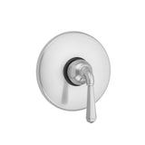 Jaclo - Round Plate With Hex Lever Trim For Pressure Balance Valve (J-PBV) - White