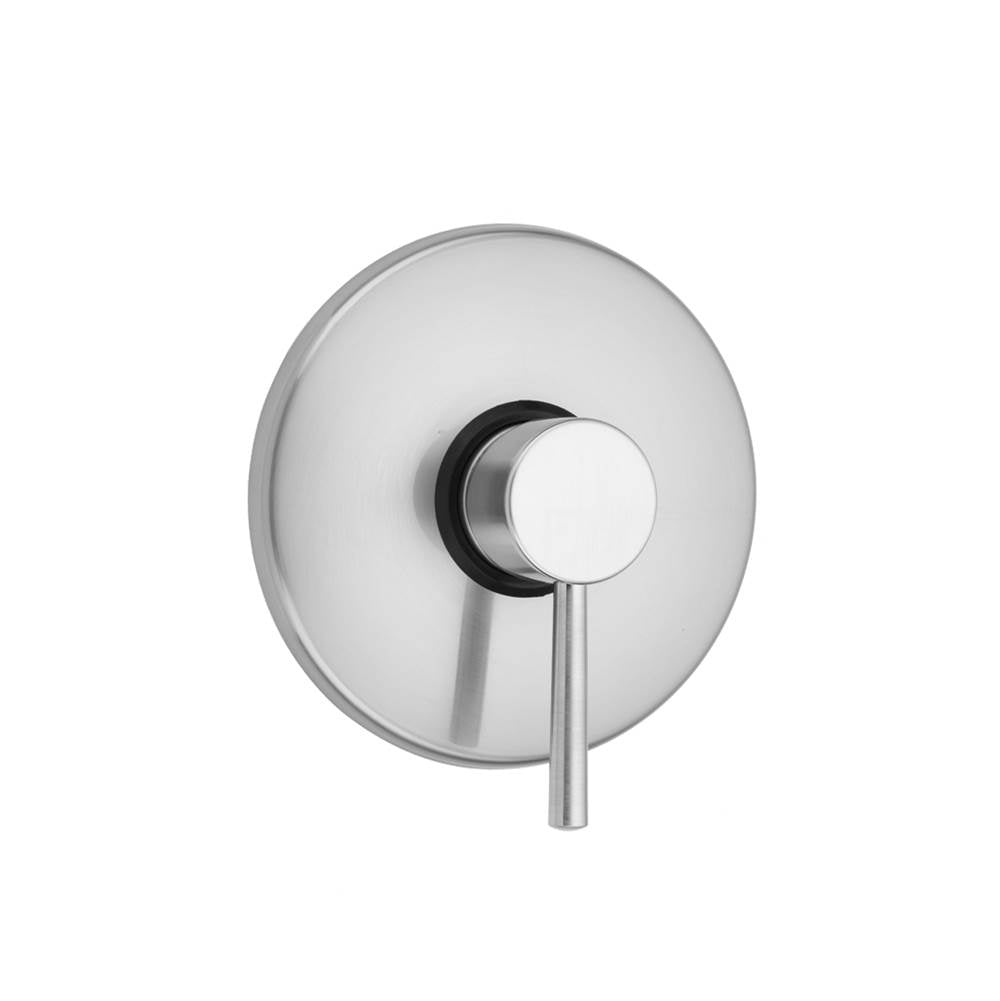 Jaclo - Round Plate With Round Lever Trim For Pressure Balance Valve (J-PBV) - White