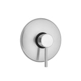 Jaclo - Round Plate With Round Lever Trim For Pressure Balance Valve (J-PBV) - White