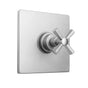 Jaclo - Square Plate with Hex Cross Trim for Pressure Balance Cycling Valve (J-CSV) - White