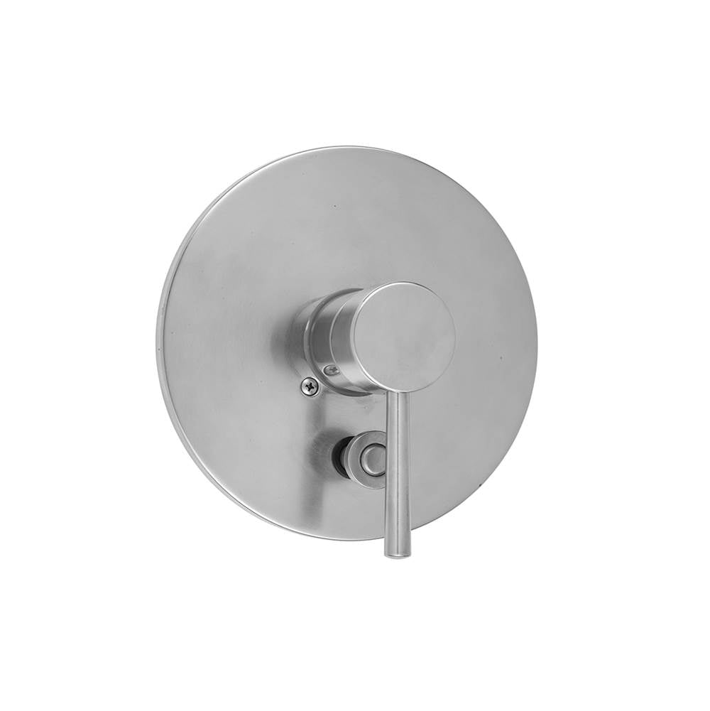 Jaclo - Round Plate With Round Lever Trim For Pressure Balance Valve With Built-in Diverter (J-DIV-PBV) - White