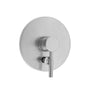 Jaclo - Round Plate With Round Contempo Lever Trim For Pressure Balance Cycling Valve With Built-in Diverter (J-DIV-CSV) - White