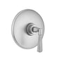 Jaclo - Round Plate With Hex Lever Trim For Pressure Balance Cycling Valve (J-CSV) - White