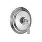 Jaclo - Round Step Plate With Hex Lever Trim For Pressure Balance Cycling Valve (J-CSV) - White