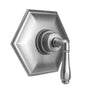Jaclo - Hex Plate With Hex Lever Trim For Pressure Balance Cycling Valve (J-CSV) - White
