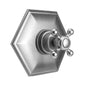 Jaclo - Hex Plate With Hex Lever Trim For Pressure Balance Cycling Valve (J-CSV) - White