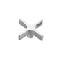 Jaclo - Lila Cross Handle - White