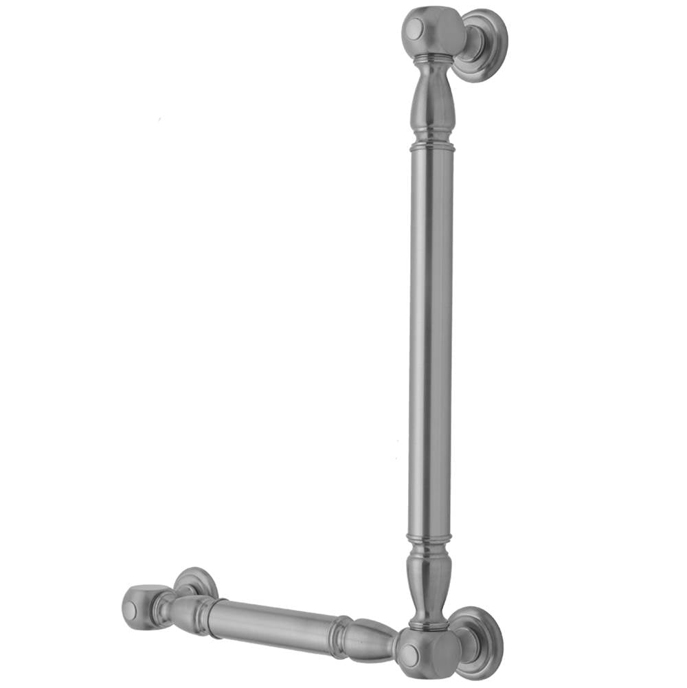 Jaclo - G20 16H x 12W 90Â° Left Hand Grab Bar - White