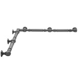 Jaclo - G20 60'' x 60'' Inside Corner Grab Bar - White