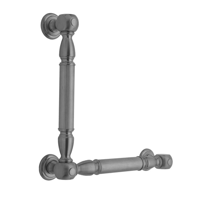 Jaclo - G21 24H x 32W 90Â° Right Hand Grab Bar - White