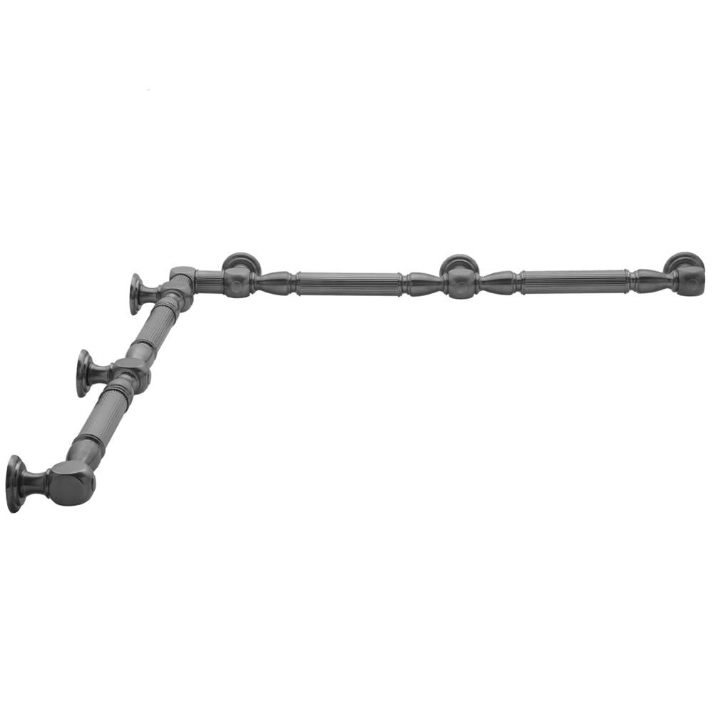Jaclo - G21 36'' x 36'' Inside Corner Grab Bar - White