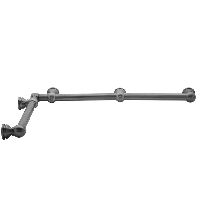 Jaclo - G33 32'' x 36''  Inside Corner Grab Bar - White