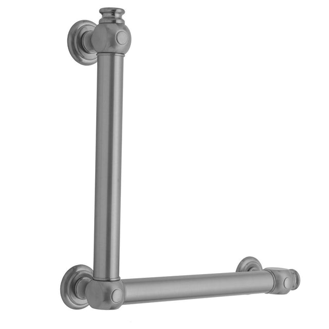 Jaclo - G60 12H x 24W 90Â° Right Hand Grab Bar - White