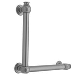 Jaclo - G60 16H x 24W 90Â° Right Hand Grab Bar - White