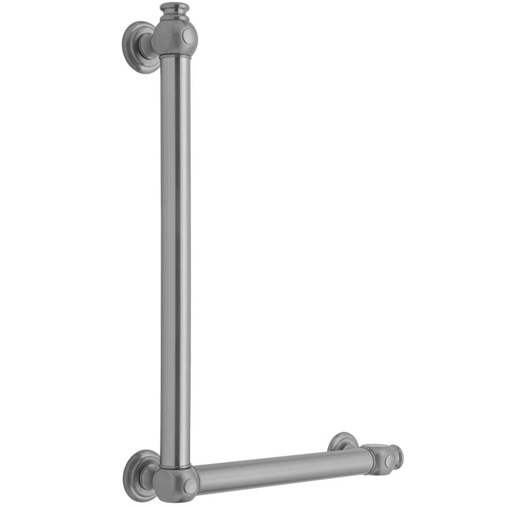 Jaclo - G60 32H x 16W 90Â° Right Hand Grab Bar - White