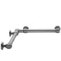 Jaclo - G70 12'' x 16''   Inside Corner Grab Bar - White