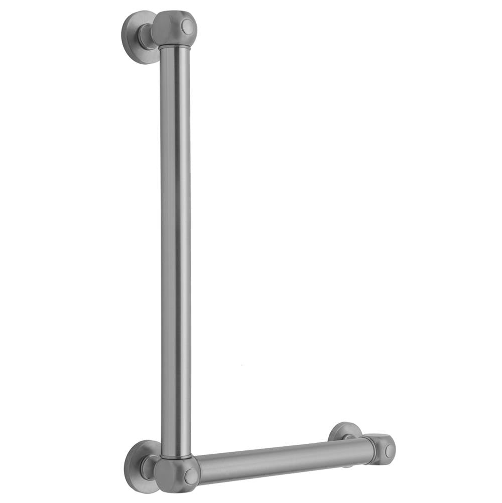 Jaclo - G70 32H x 12W 90Â° Right Hand Grab Bar - White