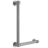 Jaclo - G71 16H x 12W 90Â° Right Hand Grab Bar - White