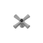 Jaclo - Hex Cross Handle - White