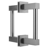 Jaclo - 24'' Cubix  H42 Back to Back Shower Door Pull - White