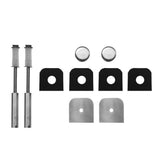 Jaclo - Glass Mounting Kit for H80 Front Mount Shower Door Pulls - White