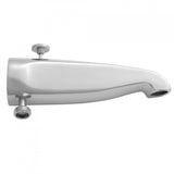 Jaclo - 8 1/2'' Reach Brass Diverter Tub Spout with Handshower Outlet - Satin Cooper