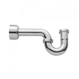 Jaclo - 1 1/2'' P Trap with Round Box Escutcheon - Satin Cooper
