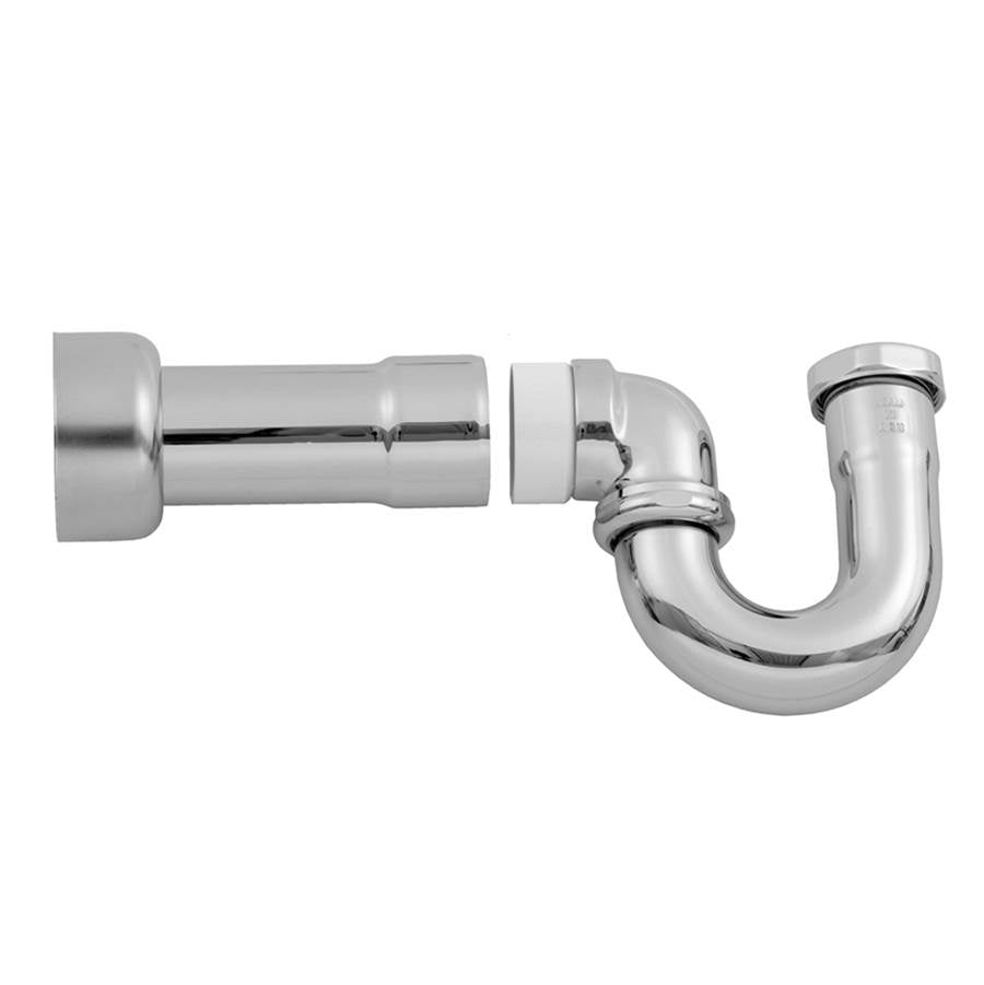 Jaclo - New England & Massachusetts Style Mass Code Approved 17 Gauge P Trap - Satin Cooper