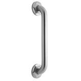 Jaclo - 32'' Deluxe Grab Bar with Contemporary Hex Flange - Satin Cooper