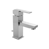 Jaclo - CUBIX Single Hole Faucet with Standard Drain - Satin Cooper
