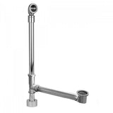 Jaclo - Exposed Bottom Outlet Tub Drain with Pivot Neck - White