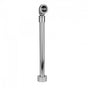 Jaclo - Exposed Brass Pivot Neck Drain - White