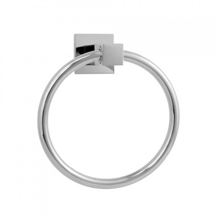 Jaclo - CUBIX  Towel Ring - Satin Cooper